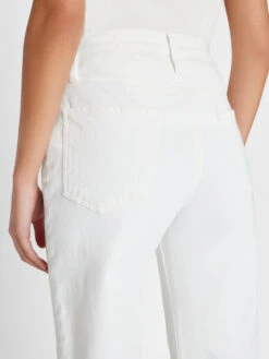 Le Jane Crop -- Blanc 11 Le Jane Crop -- Blanc -Chic Attire Store 111 LJNCRA471 BLANC FRSP23EC II WOMENS DAY 03 0031HR