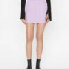 Mini Skirt -- Lilac -Chic Attire Store 2 LWWB0843 LILAC FRSP23EC II WOMENS DAY 02 0007HR