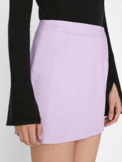 Mini Skirt -- Lilac 9 Mini Skirt -- Lilac -Chic Attire Store 2 LWWB0843 LILAC FRSP23EC II WOMENS DAY 02 0022HR