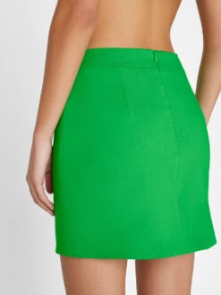 Mini Skirt -- Bright Peridot -Chic Attire Store 2 ec67f583 5861 4b42 8bbf 3c184999be84