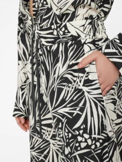 Drawstring Lounge Pant -- Noir Multi -Chic Attire Store 4 LWWB0890 NOIR MULTI FRSU23EC II WOMENS DAY 01 1160HR