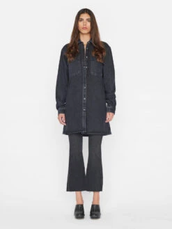 A Line Shirt Dress -- Pompeii Clean -Chic Attire Store ALSD726 POMPEIICLEAN 0858