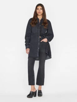 A Line Shirt Dress -- Pompeii Clean -Chic Attire Store ALSD726 POMPEIICLEAN 0863