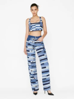 Atelier Patchwork Le Jane -- Indigo Tile 12 Atelier Patchwork Le Jane -- Indigo Tile -Chic Attire Store APJ727 INDIGOTILE FRSP23EC II WOMENS DAY 02 0007HR