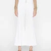 Double Waist Band Crop Palazzo -- Au Natural Clean -Chic Attire Store DWCP470 AUCL 0218