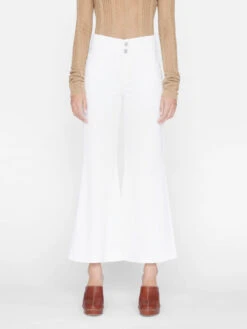 Double Waist Band Crop Palazzo -- Au Natural Clean