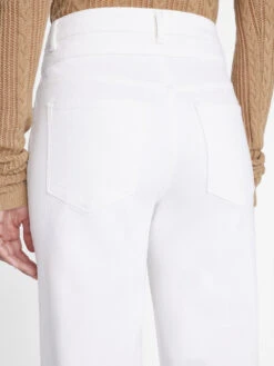 Double Waist Band Crop Palazzo -- Au Natural Clean -Chic Attire Store DWCP470 AUCL 0233