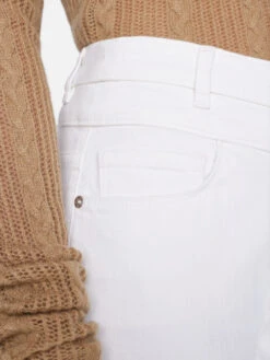 Double Waist Band Crop Palazzo -- Au Natural Clean -Chic Attire Store DWCP470 AUCL 0234