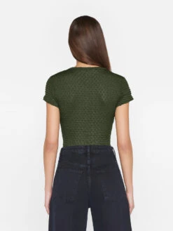 Mesh Lace Baby Tee -- Surplus -Chic Attire Store F23CCH01 SURPLUS 0951