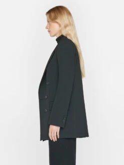 Double Breasted Slim Blazer -- Noir -Chic Attire Store F23HBZ03 NOIR 0489