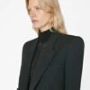 Double Breasted Slim Blazer -- Noir -Chic Attire Store F23HBZ03 NOIR 0514