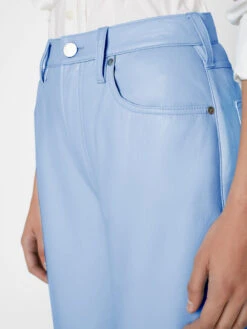 Recycled Leather Le High 'N' Tight Straight -- Oxford Blue -Chic Attire Store HNTST514 OXFORDBLUE FRSP23EC II WOMENS DAY 02 0031HR