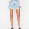 High Rise Cuffed Short -- Whistle 2 High Rise Cuffed Short -- Whistle -Chic Attire Store HRCSL14 WHISTLE FRSP23EC II WOMENS DAY 03 0003HR 1