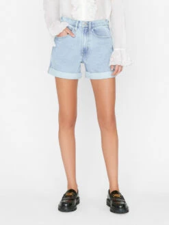 High Rise Cuffed Short -- Whistle