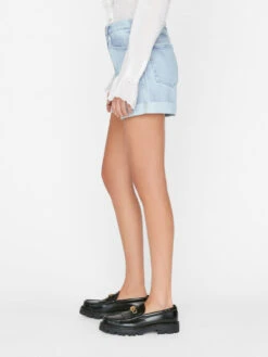 High Rise Cuffed Short -- Whistle -Chic Attire Store HRCSL14 WHISTLE FRSP23EC II WOMENS DAY 03 0013HR 1