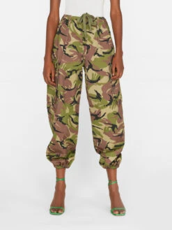 High Rise Utility Trouser -- Camo