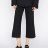 The Jetset Wide Crop -- Sheen Noir -Chic Attire Store JWC631 SHEEN NOIR 1695
