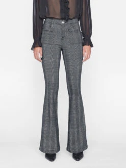 Le Bardot Flare -- Noir Multi -Chic Attire Store LBF403P NOIR MULTI 0540