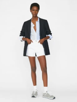 Le Brigette Short -- Blanc -Chic Attire Store LBGSHRA728 BLANC FRSP23EC WOMENS DAY 01 0024HR