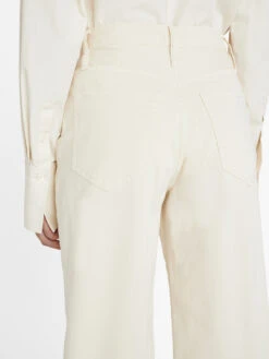 Ultra High Rise Barrel -- Bone -Chic Attire Store LBR328 BONE FRSU23EC II WOMENS DAY 01 0685HR