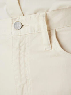 Ultra High Rise Barrel -- Bone -Chic Attire Store LBR328 BONE FRSU23EC II WOMENS DAY 01 0689HR