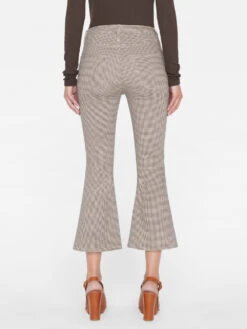 Le Crop Flare -- Camel Multi -Chic Attire Store LCF403P CAMELMULTI 0972