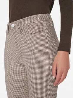 Le Crop Flare -- Camel Multi -Chic Attire Store LCF403P CAMELMULTI 0979