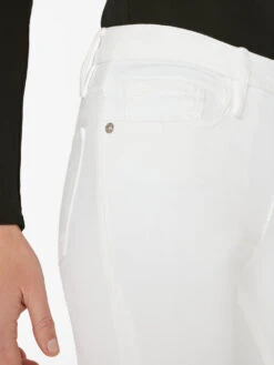 Le Crop Flare Mini Slits -- Blanc -Chic Attire Store LCFMS790 BLANC FRSU23EC WOMENS DAY 03 1374HR