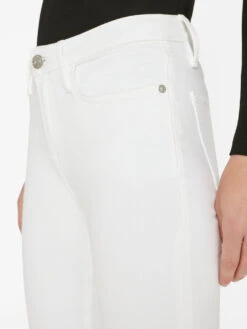 Le Crop Flare Mini Slits -- Blanc -Chic Attire Store LCFMS790 BLANC FRSU23EC WOMENS DAY 03 1375HR