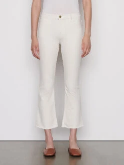 Le Crop Mini Boot Raw Fray -- Au Natural