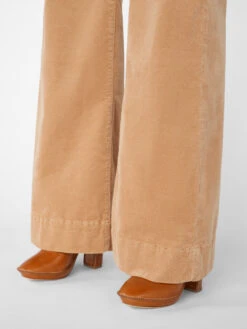 Le Hardy Wide Leg Corduroy -- Light Camel -Chic Attire Store LHDWL820 LIGHT CAMEL 0552