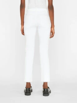 Le High Straight Cascade Hem -- Blanc 16 Le High Straight Cascade Hem -- Blanc -Chic Attire Store LHSTCH790 BLANC FRSU23EC WOMENS DAY 05 0444LR
