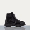 Hiking Lug Sole Boot -- Noir -Chic Attire Store LMFT0002 NOIR