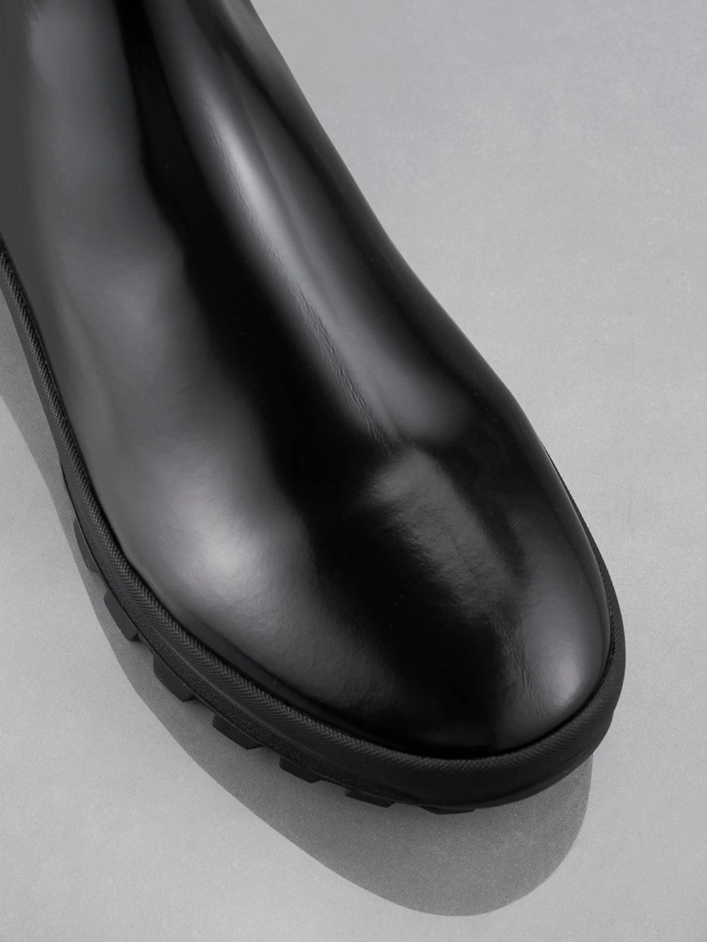 Men's Lug Sole Boot -- Noir 4 Men's Lug Sole Boot -- Noir - Image 2