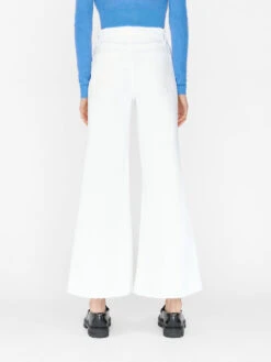 Le Palazzo Crop -- Blanc -Chic Attire Store LPPCRA790 BLANC FRSP23EC WOMENS DAY 02 0014HR