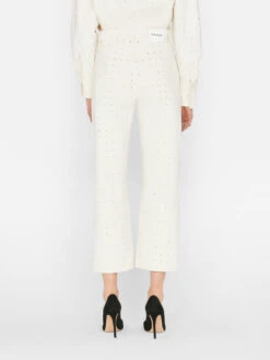 Rhinestone Le Jane Crop -- Bone -Chic Attire Store LRJNC728 BONE FRSU23EC II WOMENS DAY 02 0242HR