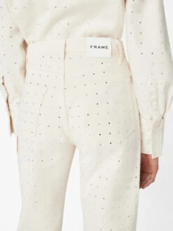 Rhinestone Le Jane Crop -- Bone -Chic Attire Store LRJNC728 BONE FRSU23EC II WOMENS DAY 02 0249HR