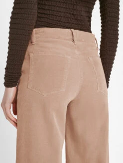 Le Slim Palazzo Corduroy -- Blush -Chic Attire Store LSP820 BLUSH 0700