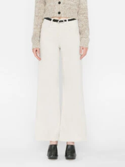 Le Slim Palazzo Corduroy -- Bone