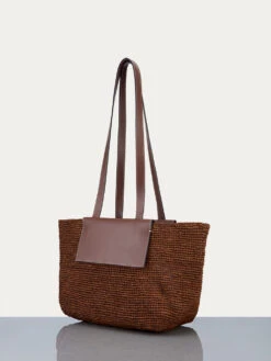 Le Market Tote -- Espresso -Chic Attire Store LWAX0498 ESPR 2