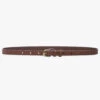 Petit Twist Buckle Belt -- Tobacco -Chic Attire Store LWBT0269 TABACCO 2