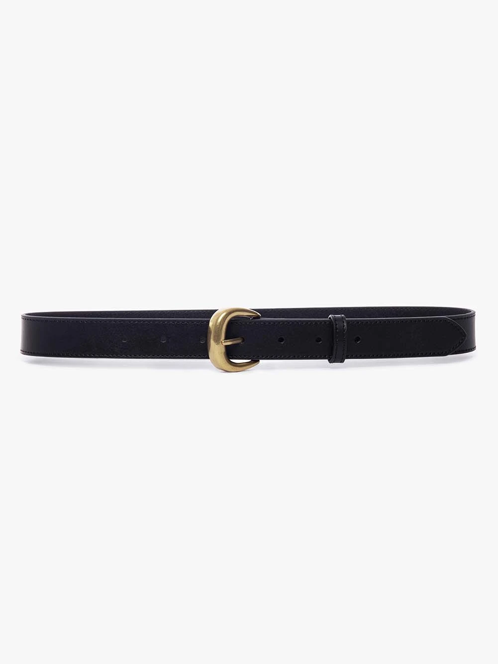 Timeless Buckle Belt -- Noir/Gold 3 Timeless Buckle Belt -- Noir/Gold