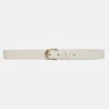 Twist Buckle Belt -- Bone -Chic Attire Store LWBT0343 BONE
