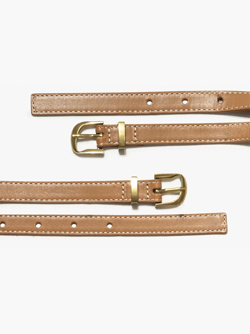 Double Strap Waist Belt -- Cuoio 4 Double Strap Waist Belt -- Cuoio - Image 2