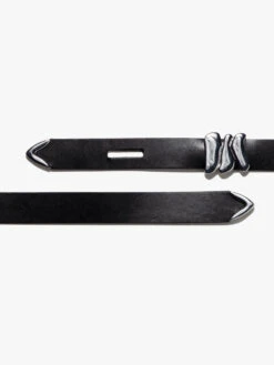 Tri Keeper Waist Belt -- Noir -Chic Attire Store LWBT0366 NOIR 1