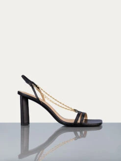Le Tati Chain Sandal -- Noir