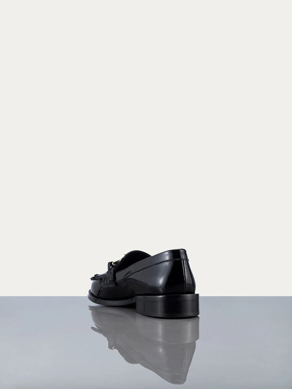 Le Ayana Frill Loafer -- Noir Patent 5 Le Ayana Frill Loafer -- Noir Patent - Image 3