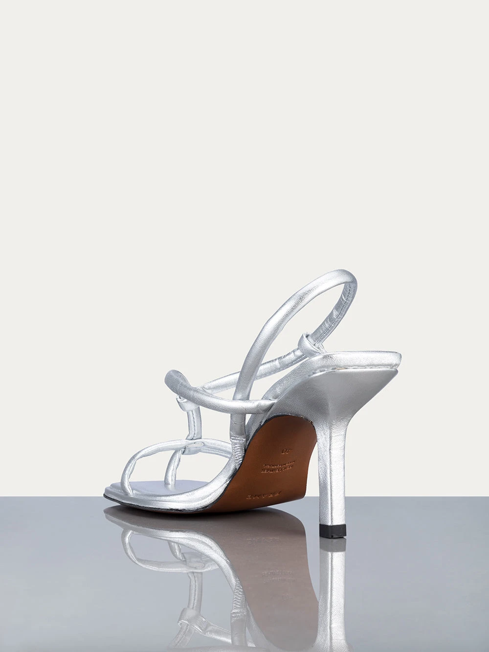 Le Addison Sandal -- Silver Metallic 5 Le Addison Sandal -- Silver Metallic - Image 3