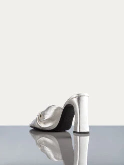 Le Carver Pump -- Silver Metallic -Chic Attire Store LWFT0336 SVMT 2