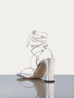 Le Ramona Heel -- Silver Metallic -Chic Attire Store LWFT0344 SVMT 2